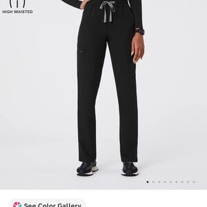 Figs Black High-Waisted Joggers Medium Tall